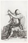 SALVATOR ROSA Collection of 88 etchings.